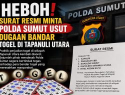 Heboh! Surat Resmi Minta Polda Sumut Usut Dugaan Bandar Togel di Tapanuli Utara