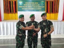 Letkol Arh Febry Adyanto SH. Resmi Jabat Dandim 0119/Bener Meriah