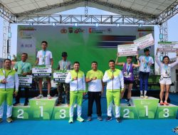 Komandan Bersama Prajurit Lanal Dumai Meriahkan Riau Bhayangkara Run 2026, Perkokoh Soliditas TNI-Polri Wujudkan Riau Yang Sehat, Hijau dan Lestari