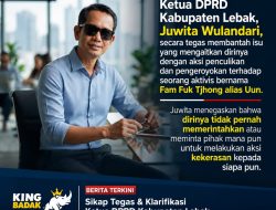 Ketua DPRD Kab Lebak Bantah Issue Keterlibatanya Dalam Aksi Penculikan Dan Pengeroyokan Terhadap Aktivis Lebak