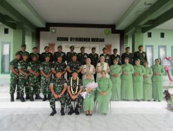 Lepas Sambut Komandan Kodim 0119/BM Dari Letkol Inf Ahmad Fauzi Kepada Letkol Arh Febry Adyanto, S.H