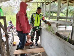 Tingkatkan Kemanunggalan TNI, Babinsa Komsos Dengan Warga Di Wilayah Binaan