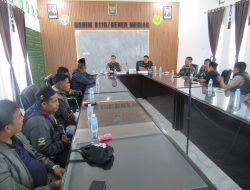 Dandim 0119/Bener Meriah Terima Puluhan Reje Kecamatan Syiah Utama, Masyarakat Mengajukan Pembangunan Jembatan Bailey