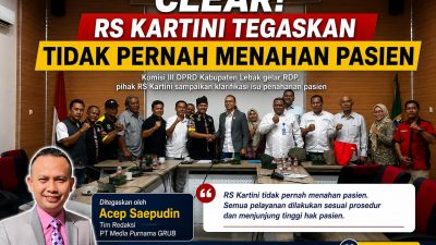 CLEAR! RS Kartini Tegaskan Tidak Pernah Menahan Pasien