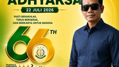 H. Eli Sahroni Ucapkan Selamat Hari Bakti Adhyaksa ke-66 Tahun, Harapkan Kejaksaan Semakin Profesional dan Berintegritas