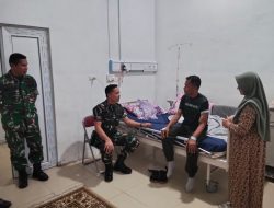 Dandim 0119/BM Berikan Dukungan Moril Kepada Prajurit Yang Dirawat Di RSUD Datu Beru*