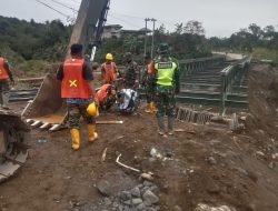 Progres Pembangunan Jembatan Bailey Bintang Permata Capai 95%, TNI Genjot Pengerjaan