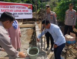 Polres Aceh Tengah Bangun Rumah Layak Huni untuk Warga yang Membutuhkan di Kecamatan Bies