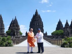 Prabowo dan PM Modi Tegaskan Ikatan Peradaban Indonesia-India di Candi Prambanan