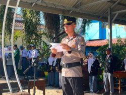 Pesan Kamtibmas Di Sampaikan Kapolsek Pattallassang Di SMAN  3 Takalar