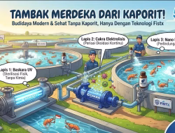 TAMBAK MERDEKA DARI KAPORIT DAN BAHAN KIMIA BERBAHAYA: FisTx Disinfection System Hadirkan Standar Baru Budidaya Berkelanjutan