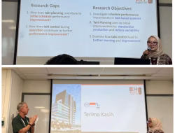 Inovasi Lean Construction di Salah Satu Proyek PTPP Jadi Referensi pada Forum Internasional IGLC34 Singapura