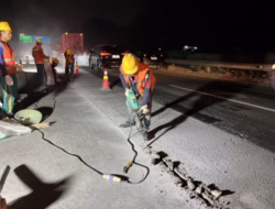 Jaga Kualitas Layanan Jalan Tol, PT Jasamarga Tollroad Maintenance Laksanakan Rekonstruksi Perkerasan di Ruas Jalan Tol Jakarta-Tangerang