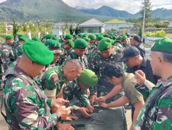 Sidak HP Prajurit, Kasdim 0119/BM Pastikan Personel Tidak Terlibat Judi Online