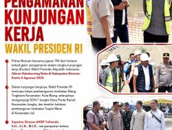 Polres Bireuen Gelar Pengamanan Kunjungan Kerja Wakil Presiden RI
