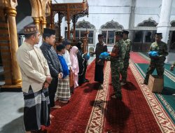 Jum’at Berkah Penuh Makna, Koramil 03/TG Santuni Anak Yatim Piatu