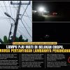Lampu PJU Mati di Belokan Cikupa, Warga Pertanyakan Lambannya Penanganan