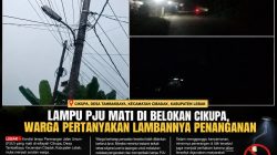 Lampu PJU Mati di Belokan Cikupa, Warga Pertanyakan Lambannya Penanganan