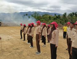 Waktu Sudah Dekat, Pelatih dari Koramil 04/PRG Gembleng Pasukan Paskibra di Lokasi Upacara HUT RI ke-81