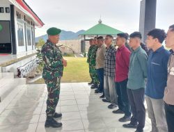 Kepala Staf Kodim 0119/BM Lepas Pemberangkatan 12 Calon Komcad Reguler Matra Darat TA 2026