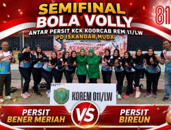 Persit KCK Cabang XXV DIM 0119/BM Melaju Ke Babak Final Setelah Menekuk Persit Kodim Bireun 3-0