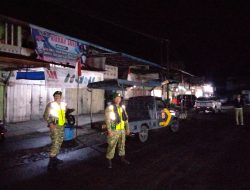 Patroli Gabungan Koramil 03/Timang Gajah dan Polsek Perkuat Keamanan, Bukti Nyata TNI Selalu Hadir Menjaga Rakyat