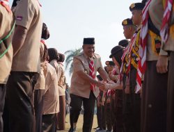 Pramuka OKI Didorong Jadi Kader Pemimpin dan Pelopor Pencegahan Karhutla