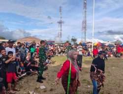 Meriahkan HUT Kemerdekaan RI ke-81, Babinsa Koramil 01/Bandar Kawal Pagelaran Kuda Lumping