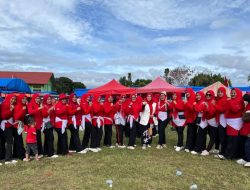 Semarak HUT ke-81 RI, Puskesmas Lampahan Ikuti Senam Massal Jantung Sehat Bersama Seluruh Instansi di Kecamatan Timang Gajah