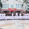 Kodim 0502/JU Ikuti Upacara HUT Ke- 81 RI Bersama Forkopimko Plus Jakarta Utara