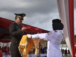 *Dandim 0119/BM Bertindak Sebagai Inspektur Upacara Penurunan Bendera. HUT RI ke-81*