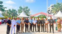Posal dan Posbinter Jajaran Lanal Bintan Turut Meriahkan Upacara HUT Ke-81 Kemerdekaan RI