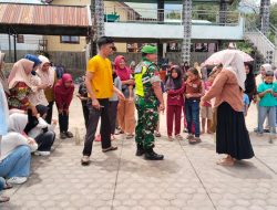 Semarak HUT RI ke-81, Babinsa Koramil 04/PRG, Lakukan pengawas Diwilayah