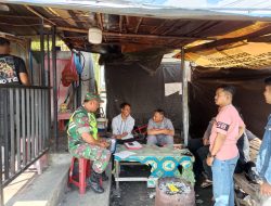 Komsos di Wilayah Binaan, Babinsa Pererat Hubungan TNI dan Masyarakat