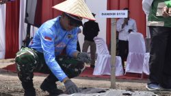 Dandim 0119/BM, Bersama Forkopimda secara virtual Ikuti Penanam Bawang Putih Nasional Secara Serentak Di 17 Provinsi