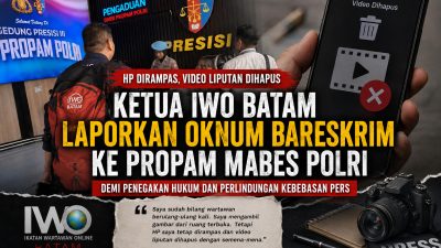 Oki Indra Tak Tinggal Diam, Dugaan Perampasan HP dan Penghapusan Video Liputan Dibawa ke Propam