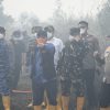 Lanal Banjarmasin Bersama Forkopimda Kalsel Bersinergi Tinjau Posko Karhutla