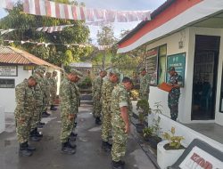 Danramil 03/TG Tekankan Babinsa Waspadai Potensi Karhutla Di Tengah Cuaca Ekstrem