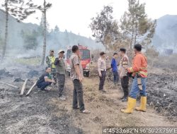 Karhutla di Kaki Burni Telong Berhasil Dipadamkan, Tim Gabungan Pastikan Tak Ada Titik Api Tersisa