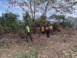 Serka Suharsoyo Pimpin Patroli Karhutla, Himbau Warga Jangan Membakar Ladang