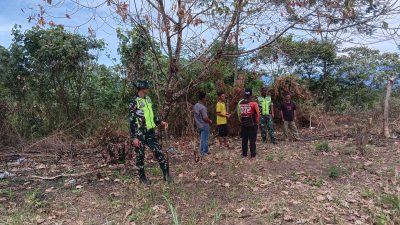 Serka Suharsoyo Pimpin Patroli Karhutla, Himbau Warga Jangan Membakar Ladang