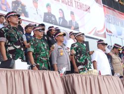 Dandim 0119/BM Hadiri Apel Kebangsaan Dan Deklarasi Damai Di Dataran Tinggi Gayo*