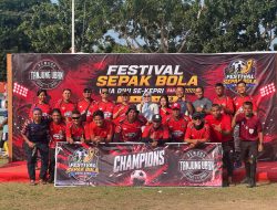Lanal Bintan Dukung Pembinaan Generasi Muda, Danlanal hadiri Penutupan Festival Sepak Bola Usia Dini Se-Kepri 2026