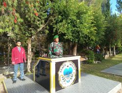 Bangkitkan Semangat Nasionalisme Terhadap Siswa/i, Danramil 02/WPS Jadi Pembina Upacara