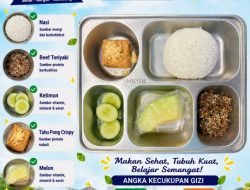 Menu MBG SPPG Lebak Kalanganyar Aweh 1 Sajikan Hidangan Bergizi, Ada Beef Teriyaki hingga Buah Melon