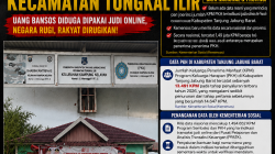 Diduga Ada Sekitar 180 KPM PKH Kelurahan Kampung Nelayan Kec. Tungkal Ilir Terindikasi Judi Online Data PPATK Jadi Sorotan