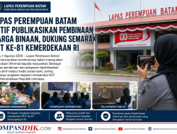 Lapas Perempuan Batam Aktif Publikasikan Pembinaan Warga Binaan, Dukung Semarak HUT ke-81 Kemerdekaan RI
