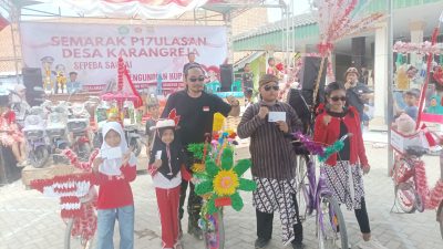 Hanya Dengan Rp.2000/Tiket Undian, Warga Desa Karangreja Dapat Hadiah Doorprize Sepeda Listrik