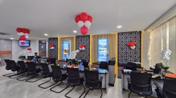 Semarak HUT ke-81 RI, BRI BO Kemayoran Percantik Kantor dengan Dekorasi Merah Putih