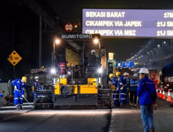 Pastikan Infrastruktur Jalan Tol Tetap Andal, PT Jasamarga Tollroad Maintenance Laksanakan Pekerjaan Preservasi di Jalan Tol Jakarta–Cikampek